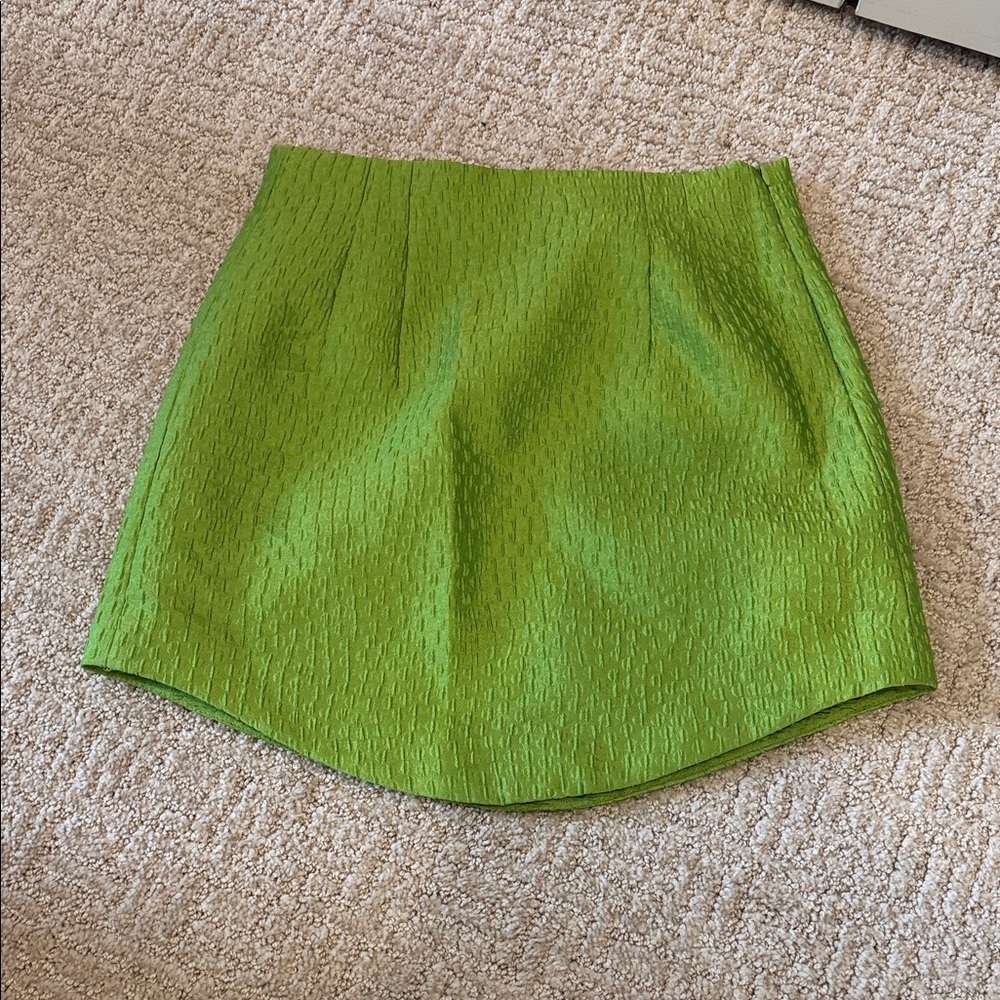 Zara Green Women's Mini Skirt